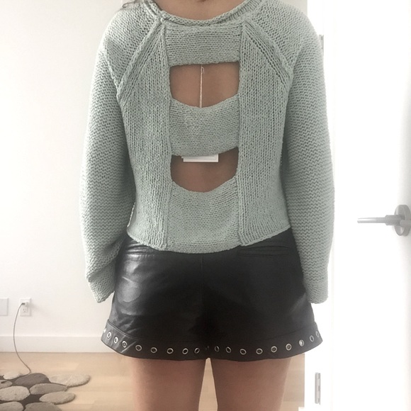 Free People Open Back Sweater XS NWT - Picture 2 of 4